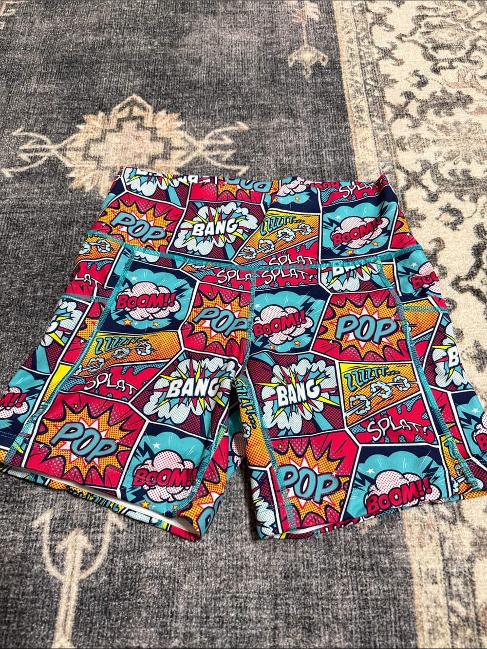 Constantly Varied Gear Multicolor Comic-Print Athletic Shorts